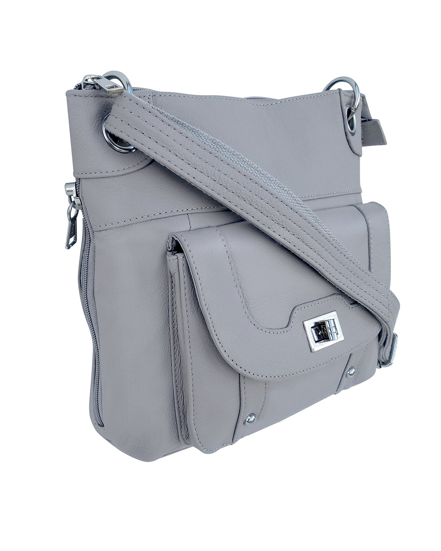 Ladies' Gun Concealment Crossbody Bag Grey