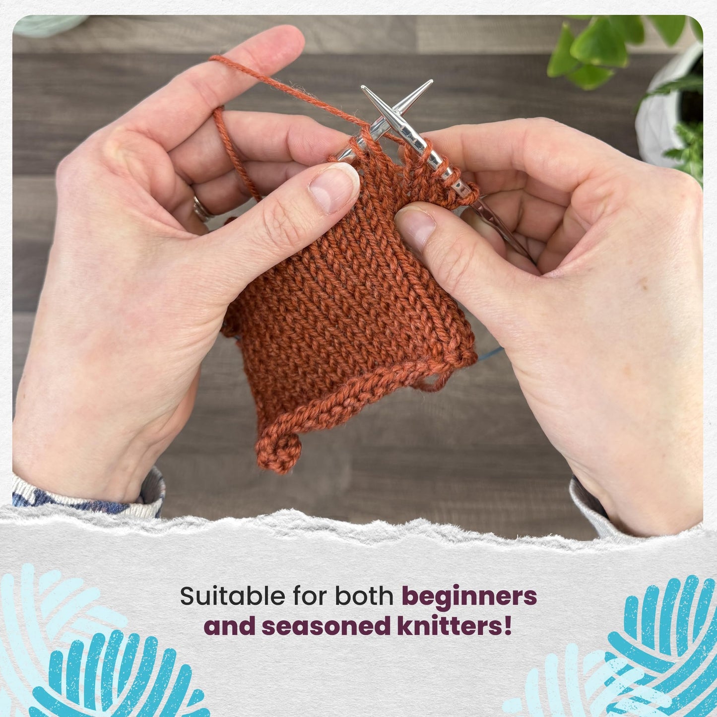 skacel by addi Circular Knitting Needles, 16 Inch (40 cm) Rocket 2 (Squared) Round Brass Knitting Needle Pair with Nylon Cord, 5.5 mm (US Size 9)