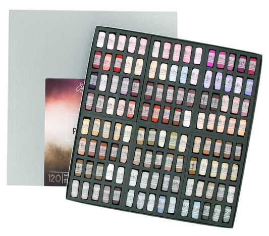 Jack Richeson 422946 Hand Rolled Soft Pastels Portrait (120 Piece Set)