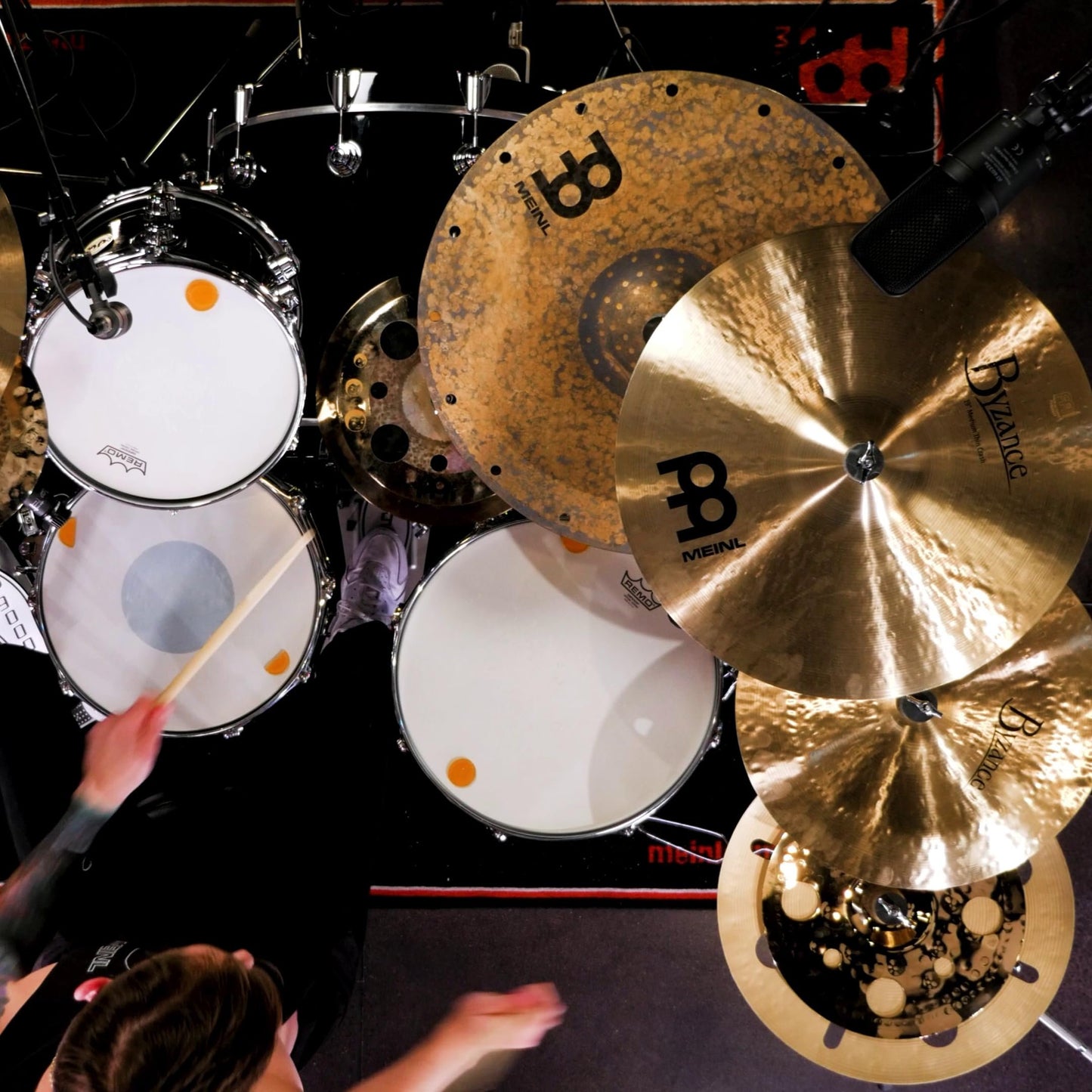 Meinl Cymbals AC Luke Holland Artist Concept Model Byzance/Classics Custom Bullet Stack, inch