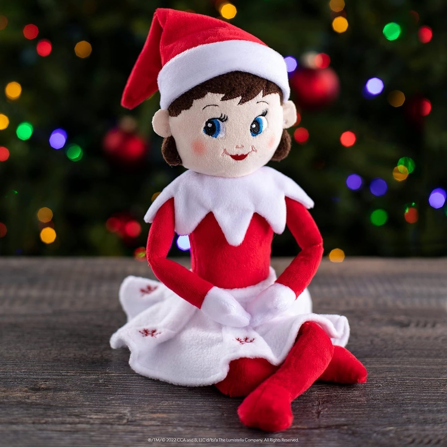 The Elf on The Shelf: A Christmas Tradition - Light Tone Boy and Girl 17" Plushee Pals Set