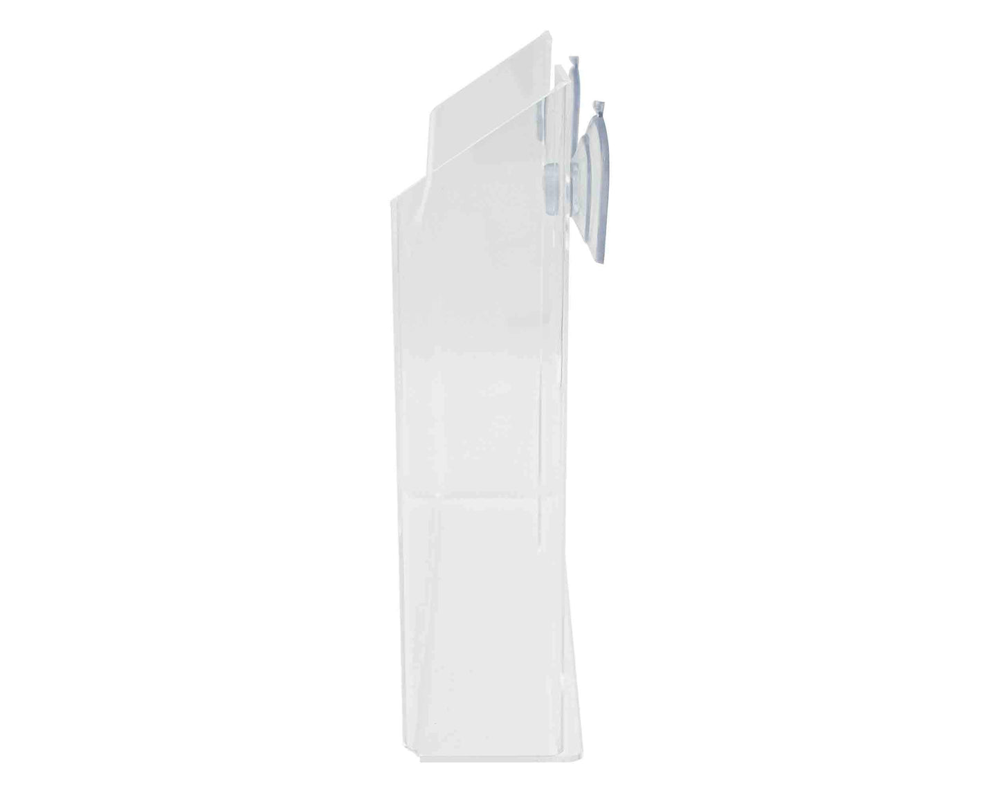 Suction Cup 8.5" Flyer Organizer Rack Literature Holder Catalog Display Durable Clear Acrylic Window or Glass Mount by Marketing Holders