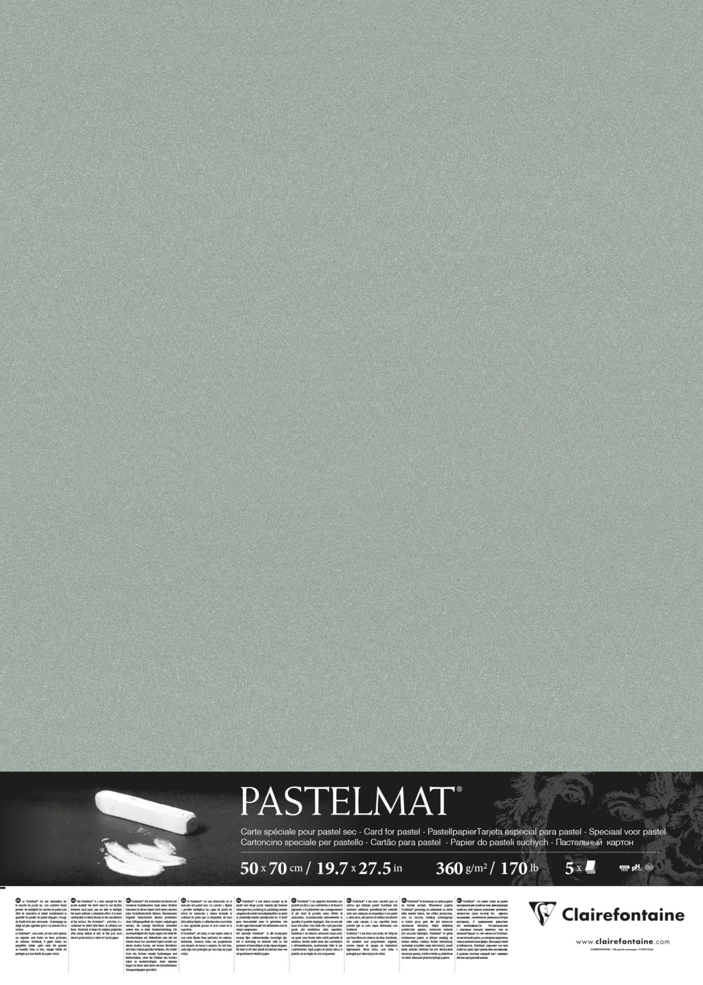 Pastelmat Sheets, 360g, 5 Sheets