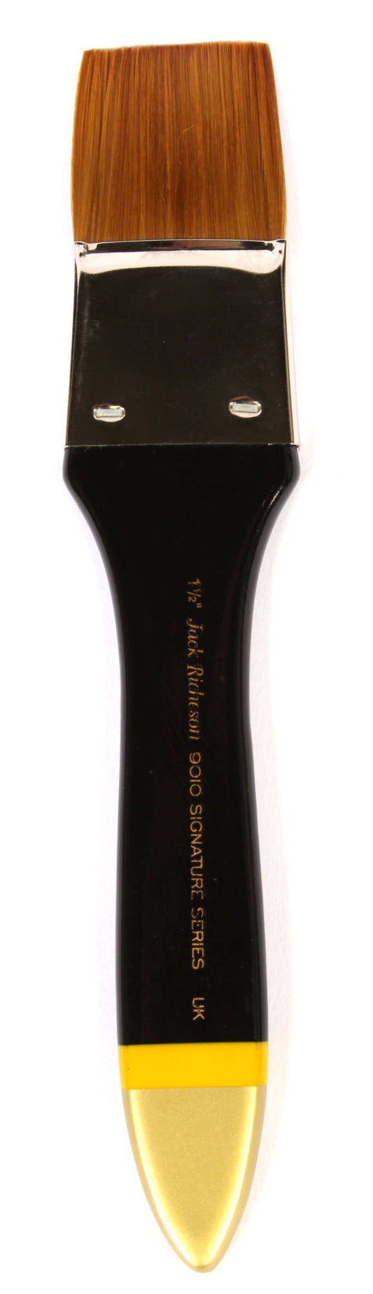 Jack Richeson 9000 Series Synthetic Short Handle Watercolor Flat Brush, 1-1/2-Inch