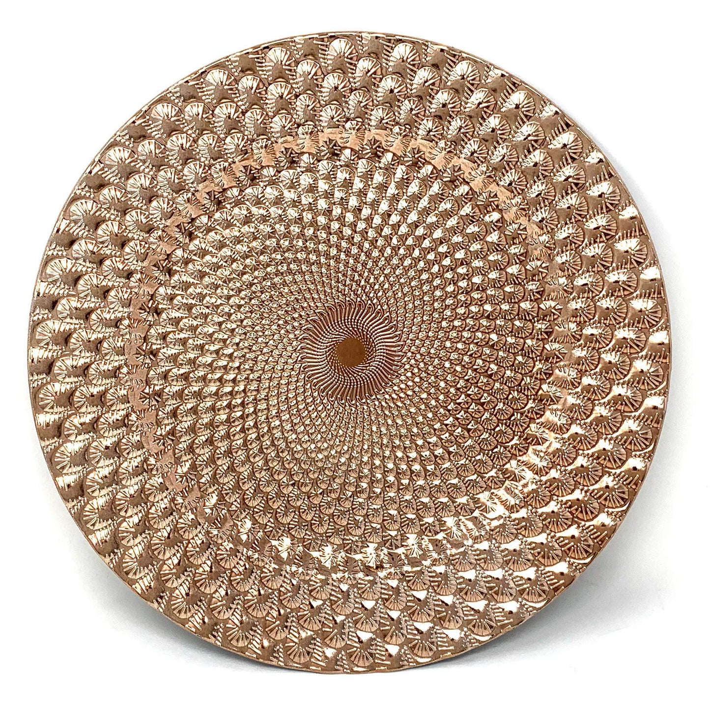 allgala Heavy Quality Round Charger Plates - Elegant Gold Chargers for Dinner Plates