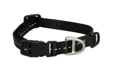 Rogz Utility Large 3/4-Inch Reflective Fanbelt Dog Collar