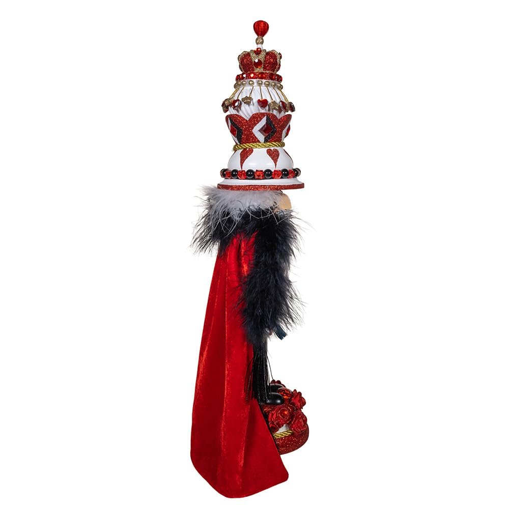 Kurt Adler 18.8-inch Hollywood Nutcrackers™ King of Hearts with Cape Nutcracker