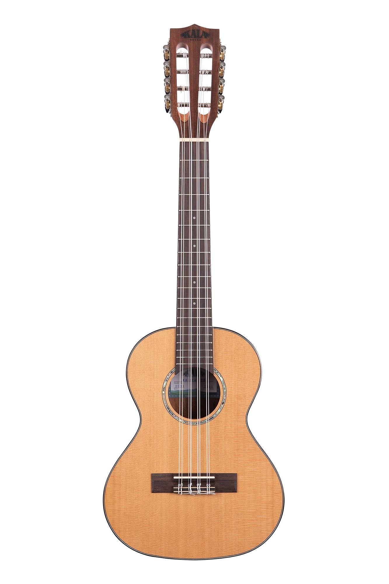 Kala Brand Music Co. Gloss Solid Cedar Top Acacia, 8-String Ukulele, Natural, Tenor (KA-SCAC-T8)