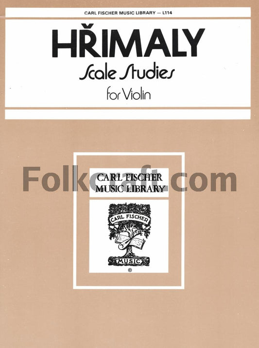 Hrimaly, Jan - Scale Studies - Violin solo - Carl Fischer Edition