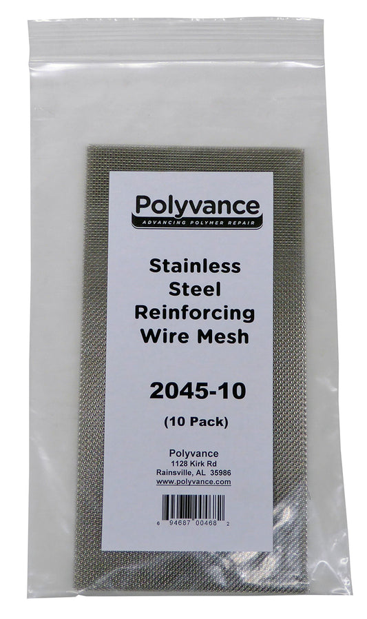 Polyvance Stainless Steel Reinforcing Mesh - 10 Pack