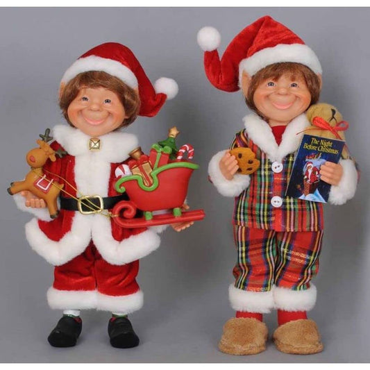 Karen Didion Traditional Elf Set Of 2