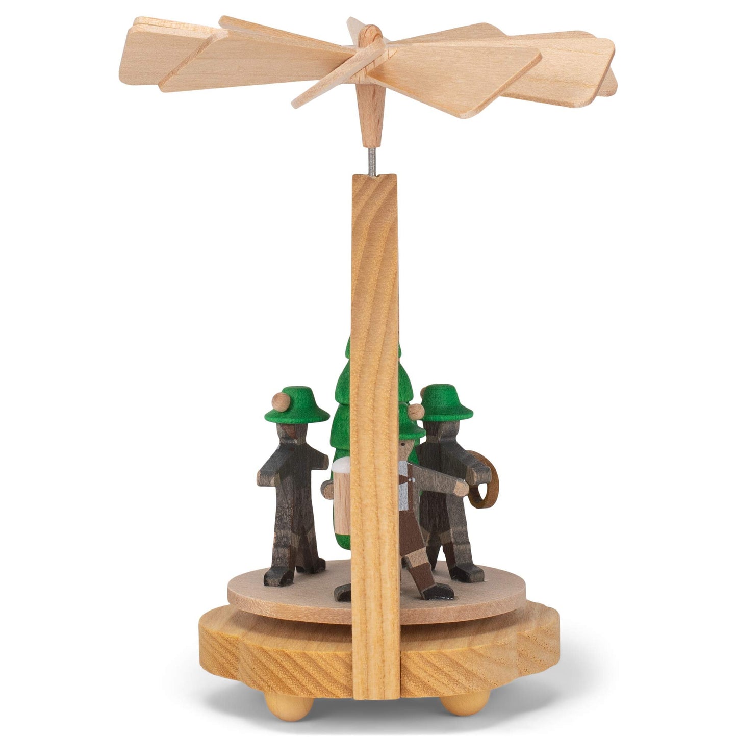 Alexander Taron 1727 Richard Glaesser Mini Pyramid-Bavarians-4.5" H W x 3" D, Brown