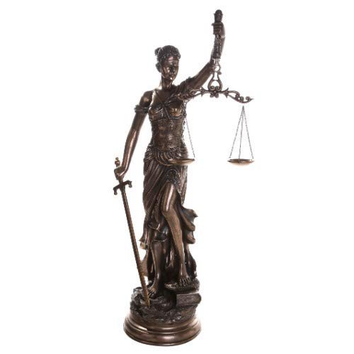 Pacific Giftware Large 48 Inch Lady Justice Scales of Justice La Justitia Statue Lawyer Attorney Judge Collectible