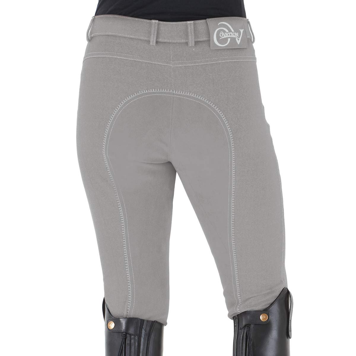 Ovation Women's Comfortable Equestrian Horse Riding Softflex Euro Melange Full Seat Breech