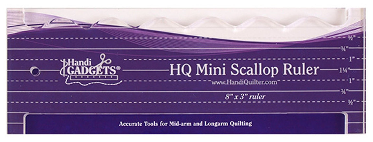 HQ Mini Scallop Ruler