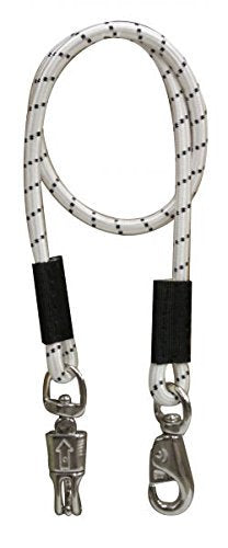 Showman 49" Bungee Cross Tie with Quick Release Panic Snap & Heavy Duty Bull Snap