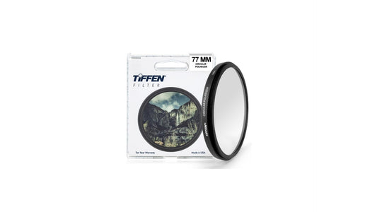 Tiffen 77CP Slim 77mm Circular Polarizer Filter for Camera Lens, Glare Control, Contrast Increase, Color Enhancing