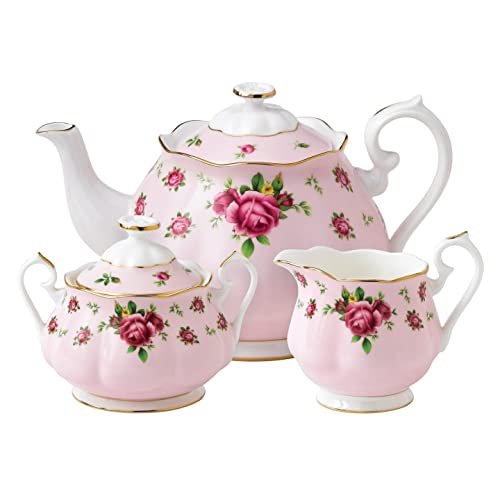 Royal Albert New Country Roses Pink Teaset