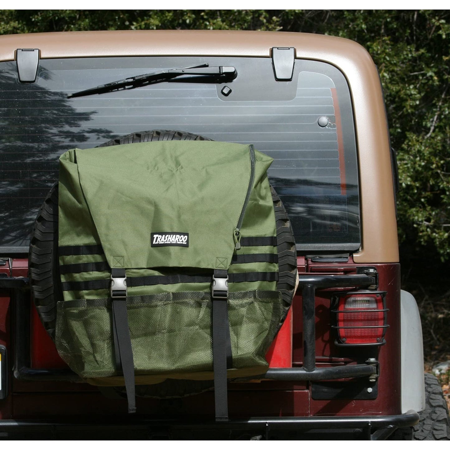 Trasharoo Spare Tire Trash Bag Green