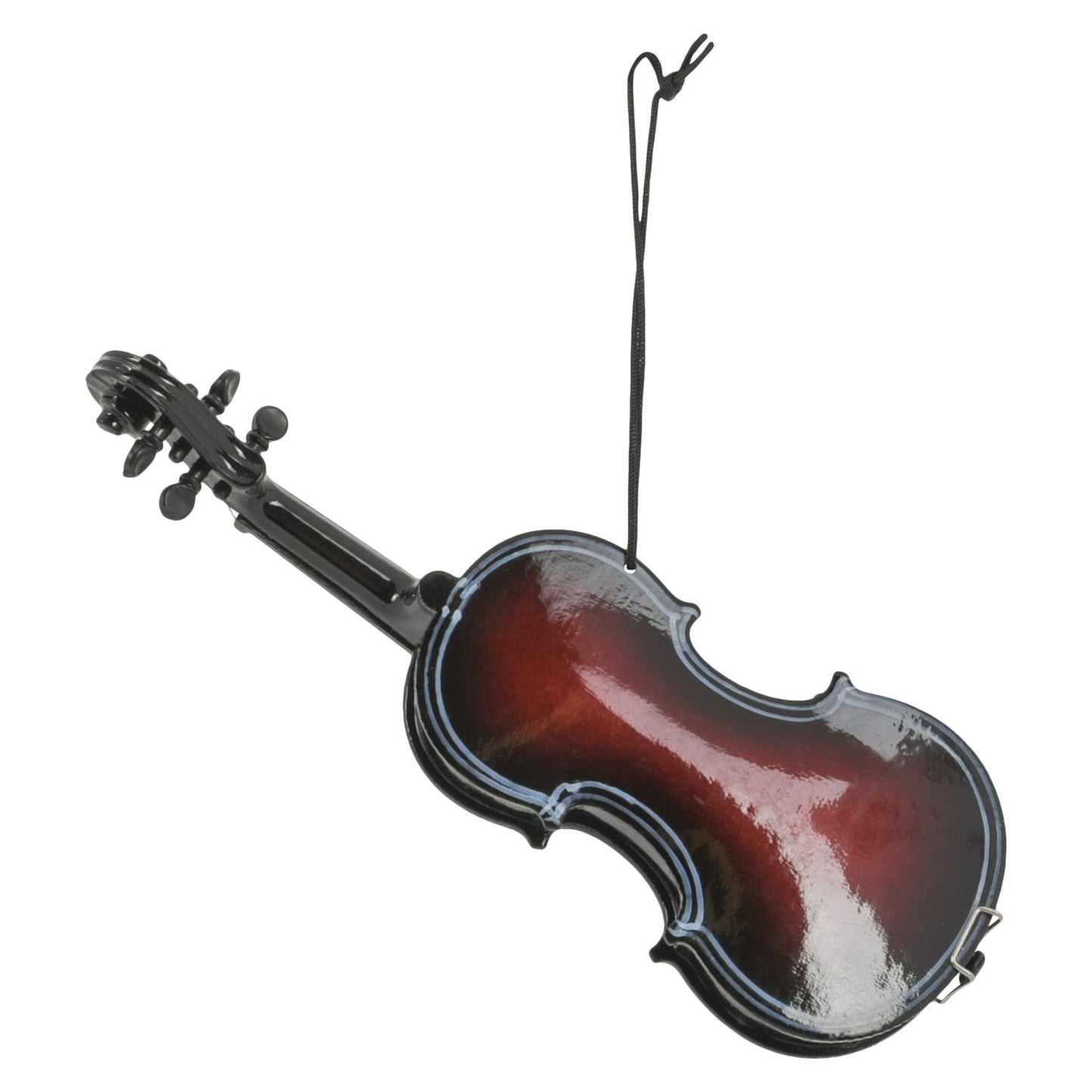 Broadway Gifts Dark Brown Fiddle Tree Ornament,5 inch