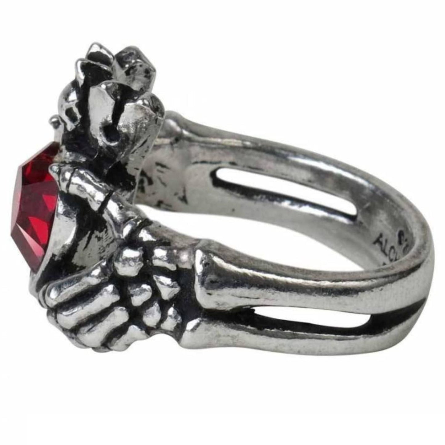 Claddagh By Night Ring (Size L , US 6)