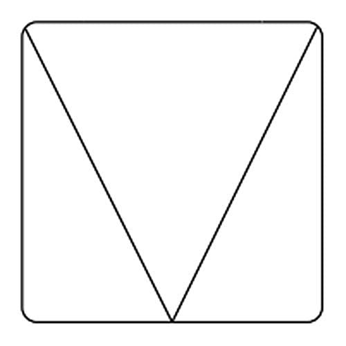 Ateco Triangle Mold & Top - 12 inch long