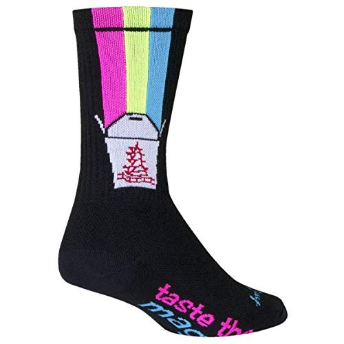 SockGuy, Men's Crew Cuff Socks - Large/X-Large, Magic Box
