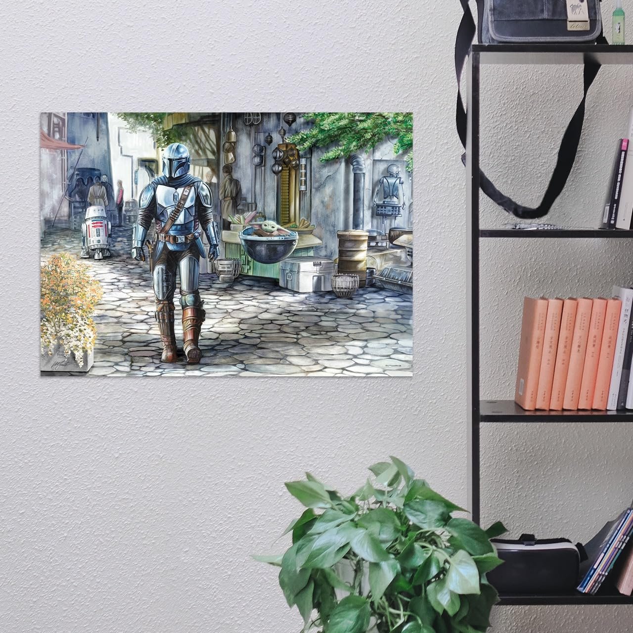Star Wars – Thomas Kinkade – Durable 24” x 17” MightyPrint Wall Art – NOT Made of Paper – Officially Licensed Collectible