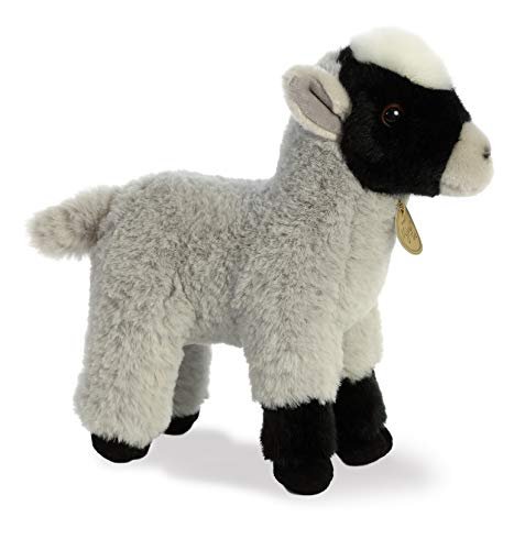 Aurora® Adorable Miyoni® Tots Goat Kid Stuffed Animal - Lifelike Detail - Cherished Companionship - Gray 11 Inches