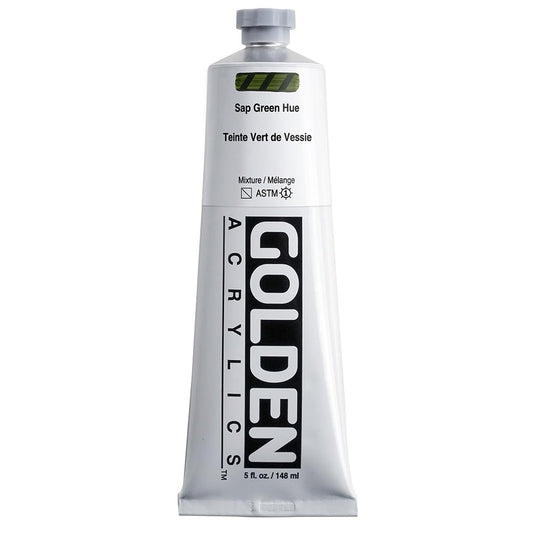 5 Oz Heavy Body Historical Hue Acrylic Paints Color: Sap Green Hue