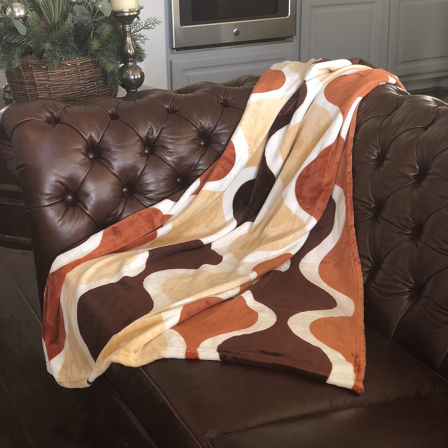 allgala Super Soft Flannel Plush Light Weight Throw Blanket