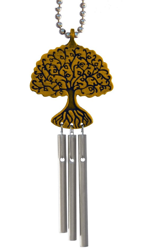Jacob's Musical Car Charm, Tree of Life, Mini Wind Chime