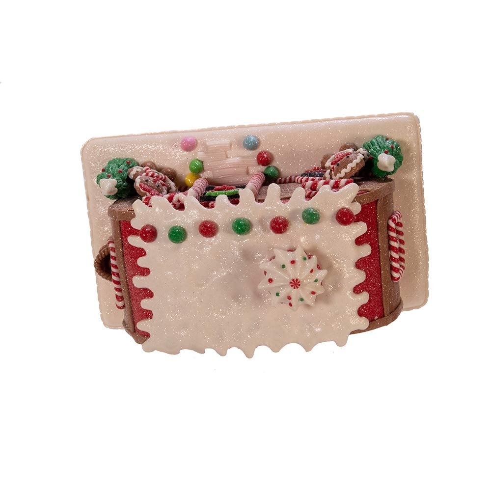 Kurt Adler 6-Inch Gingerbread Camper House Table Piece