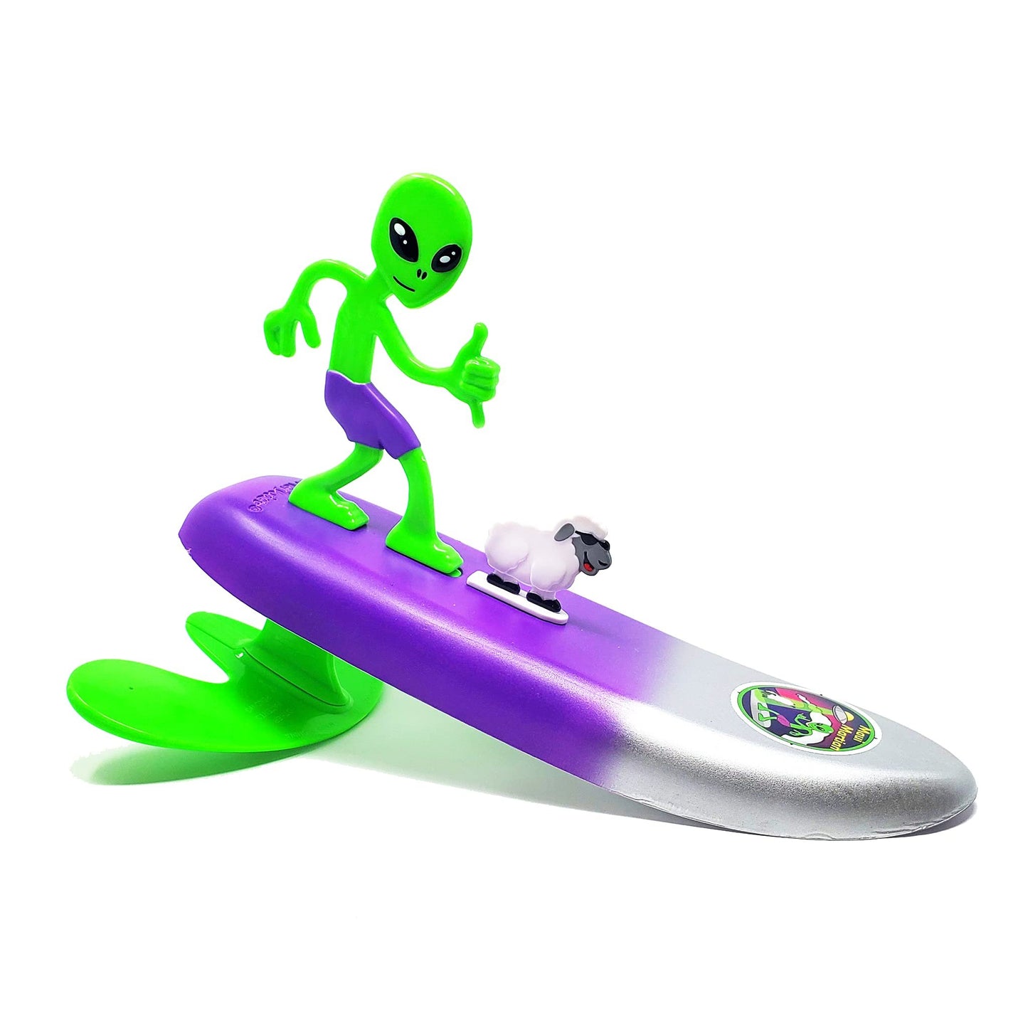 Surfer Dudes Legends & Surfer Pets Wave Powered Mini-Surfer, Pet and Surfboard Beach Toy