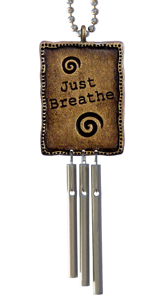 Jacob's Musical Car Charm, Just Breathe, Mini Wind Chime