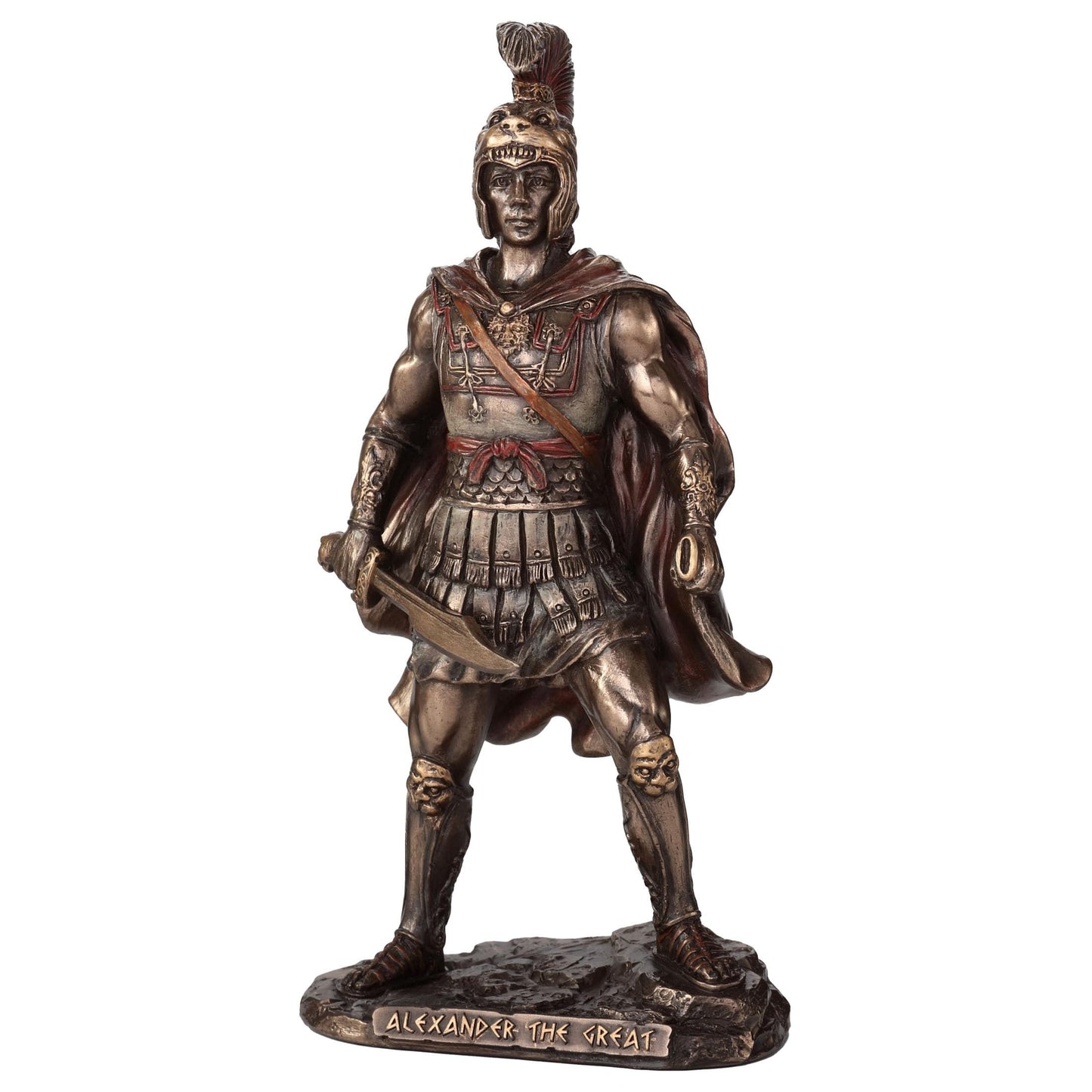 Veronese Design 6 7/8 Inch Alexander The Great King of Macedonia Resin Sculpture Bronze Finish