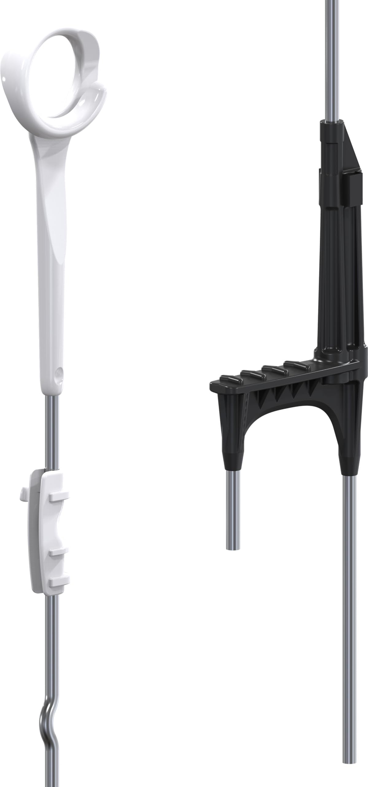 Gallagher Heavy Duty Multi-Wire Ring Top Electric Fence Posts | Set of 50 Durable Steel Step in Posts for Livestock Containment, Deer Fencing, Wildlife Control