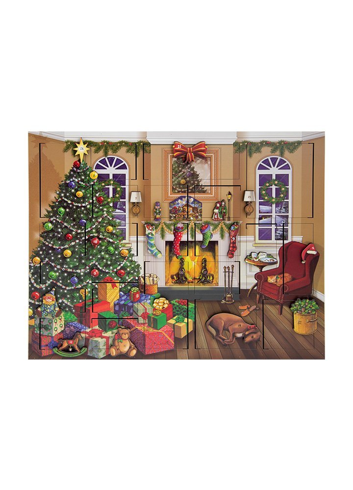 Byers' Choice Fireside Advent Caroler #AC03B From The Advent Calendars Collection