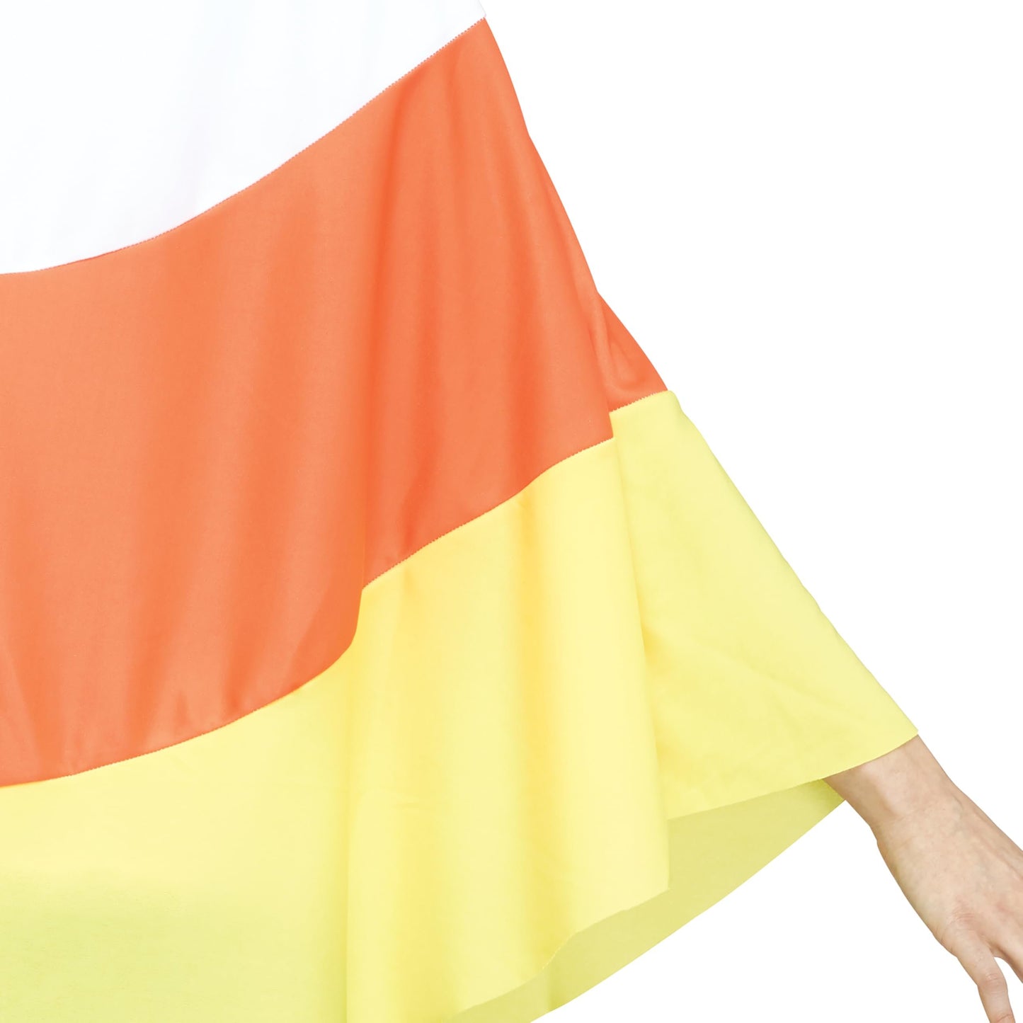 Fun World Women's Candy Corn Howl-O-Ween Poncho