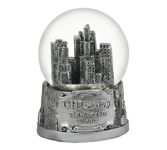 Americaware PGSCHI65 65 mm Chicago Snow Globe