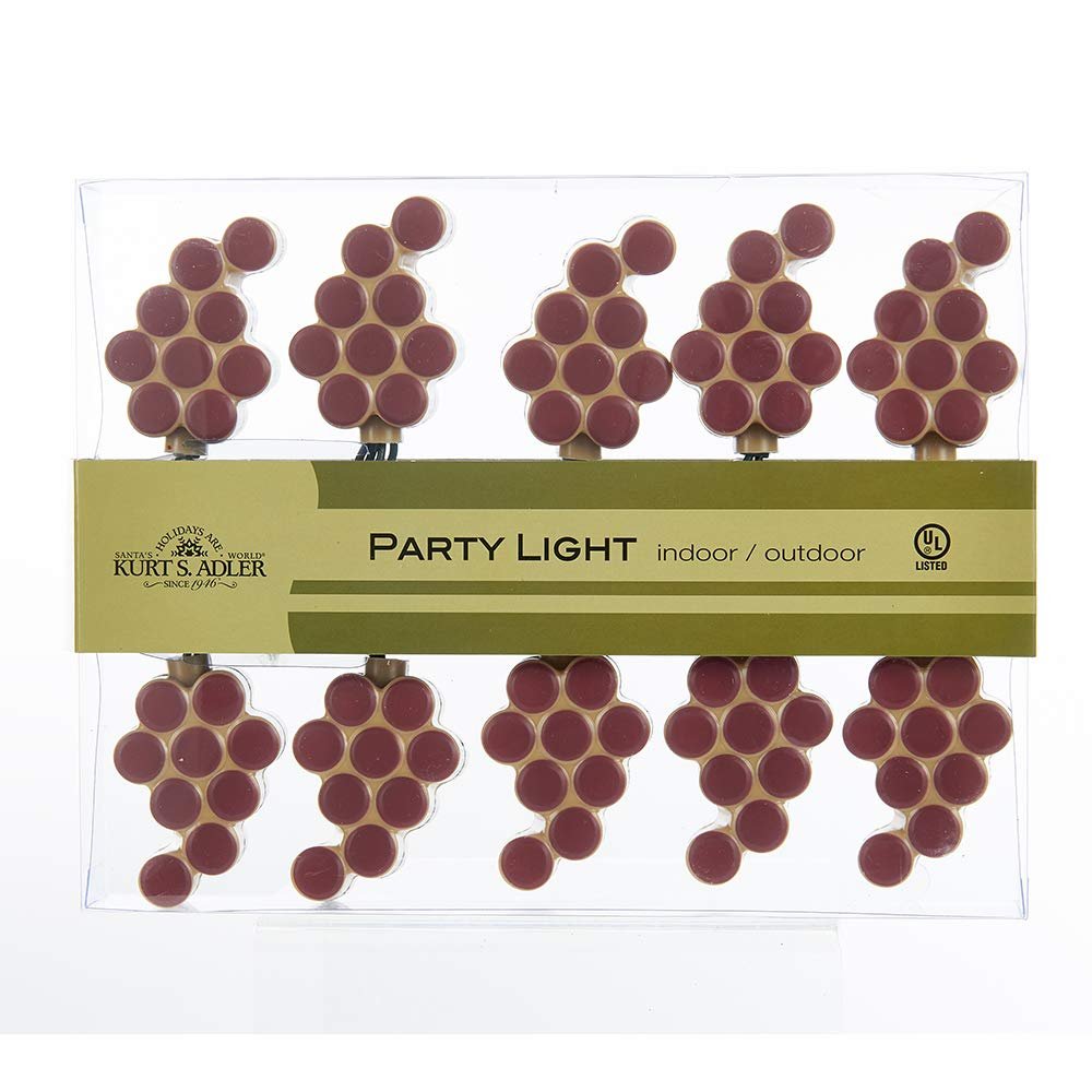 Kurt Adler UL 10-Light Wine Cork Light Set
