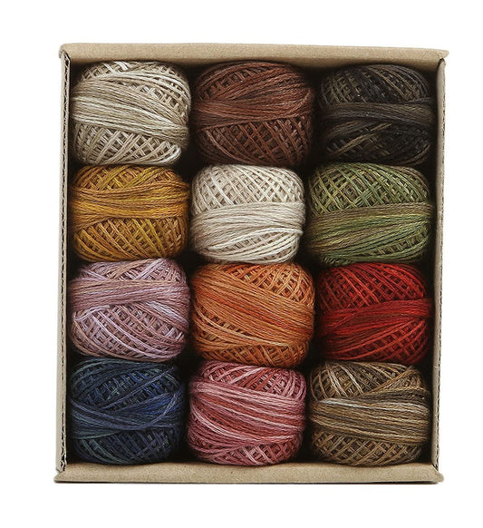 Valdani 3-Strand Ball Floss 30yd Vintage Hues Collection 12 Colors