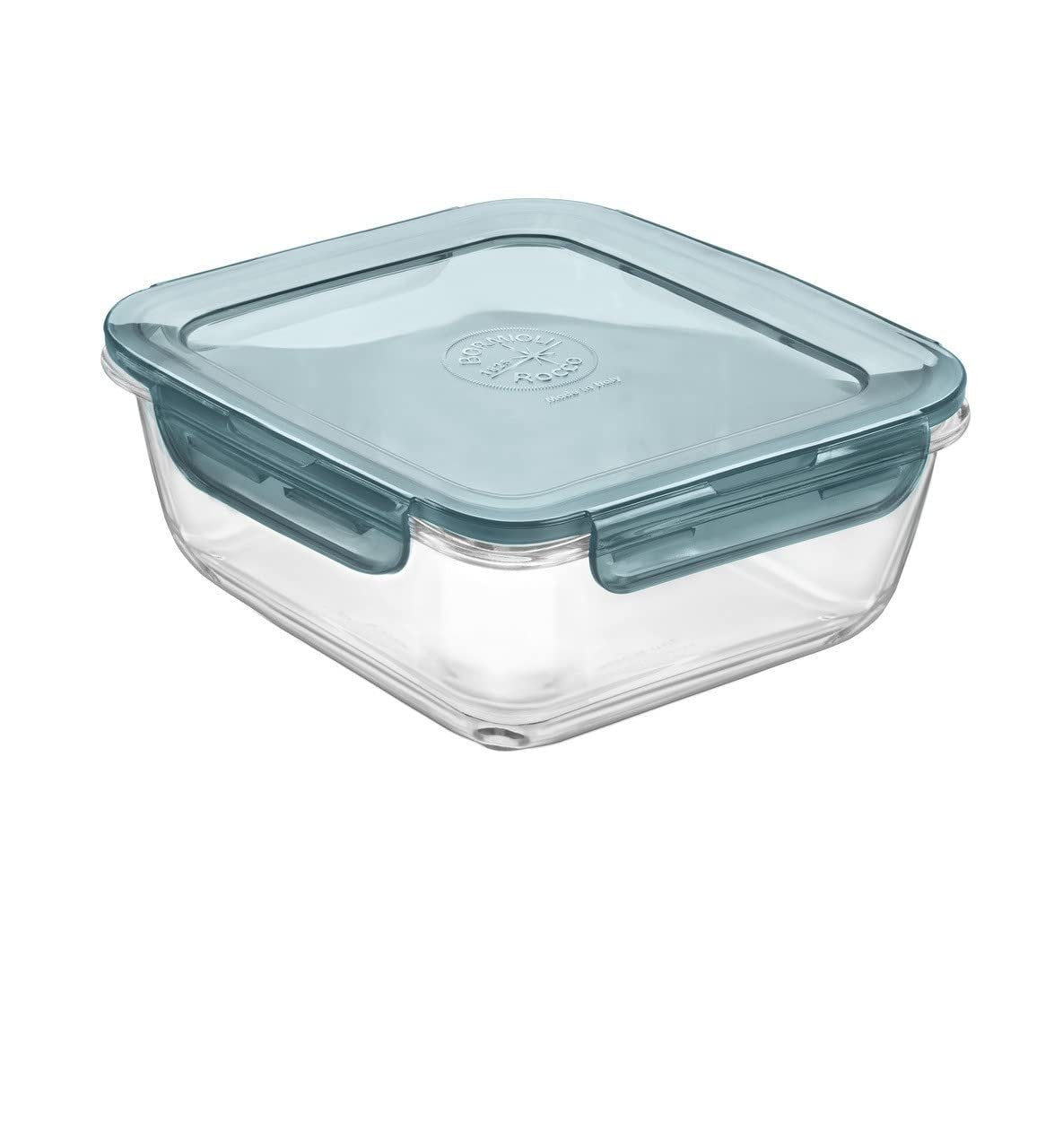 Bormioli Rocco Frigoverre Evolution Collection - 5.5-Inch Round Container - 50 cl (17 oz.) - Grey