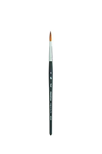 Princeton Aqua Elite, Series 4850, Synthetic Kolinsky Watercolor Paint Brush,Round, Size 6
