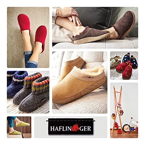 HAFLINGER Unisex AS Slippers Wool Feltsole