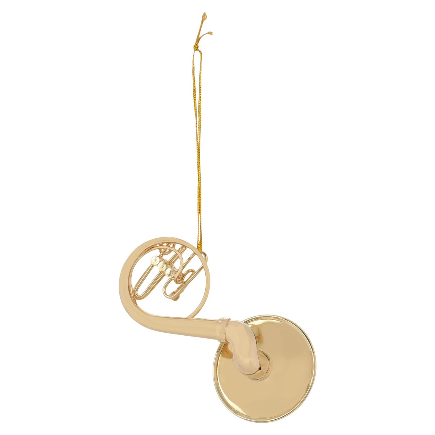 Broadway Gifts Co Gold Tone Sousaphone Instrument 4 inch Brass Hanging Ornament
