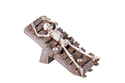 Pacific Giftware Skeleton Racking Resin Figurine Candle Holder
