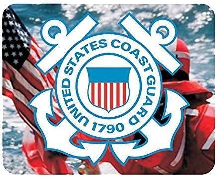 United States Coast Guard Crest Full Color Mouse Pad