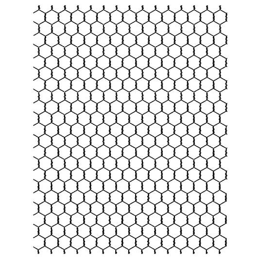 Darcie's Cling Background Mounted Rubber Stamps-Chicken Wire