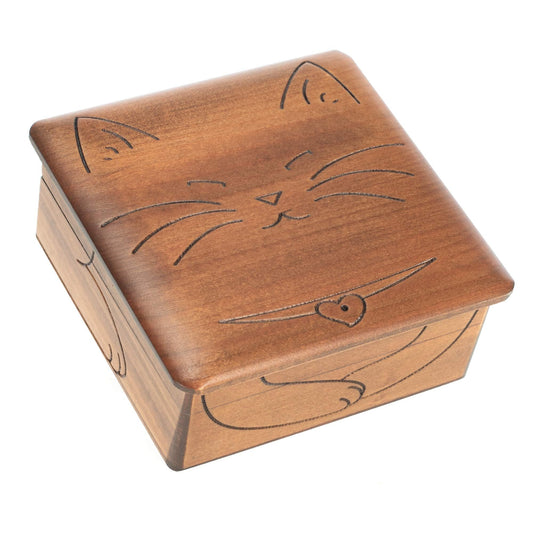 Polish Handmade Wooden Floral Box Linden Wood Keepsake Bracelet Jewelry Box